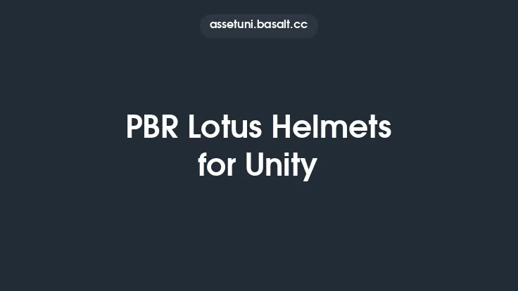 PBR Lotus Helmets for Unity Thumbnail