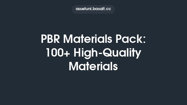 PBR Materials Pack: 100+ High-Quality Materials Thumbnail