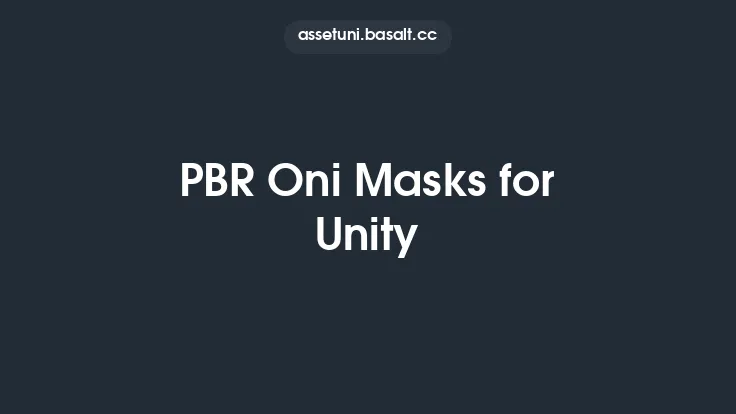 PBR Oni Masks for Unity Thumbnail