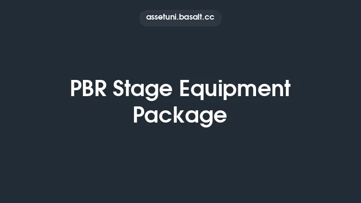 PBR Stage Equipment Package Thumbnail