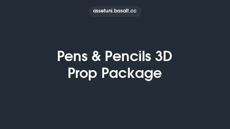 Pens & Pencils 3D Prop Package Thumbnail