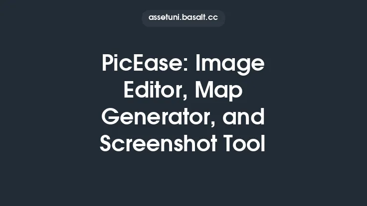 PicEase: Image Editor, Map Generator, and Screenshot Tool Thumbnail