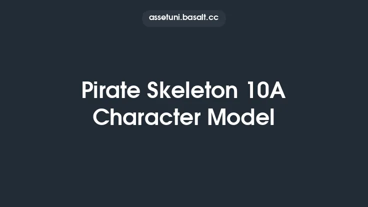 Pirate Skeleton 10A Character Model Thumbnail
