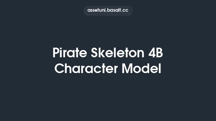 Pirate Skeleton 4B Character Model Thumbnail