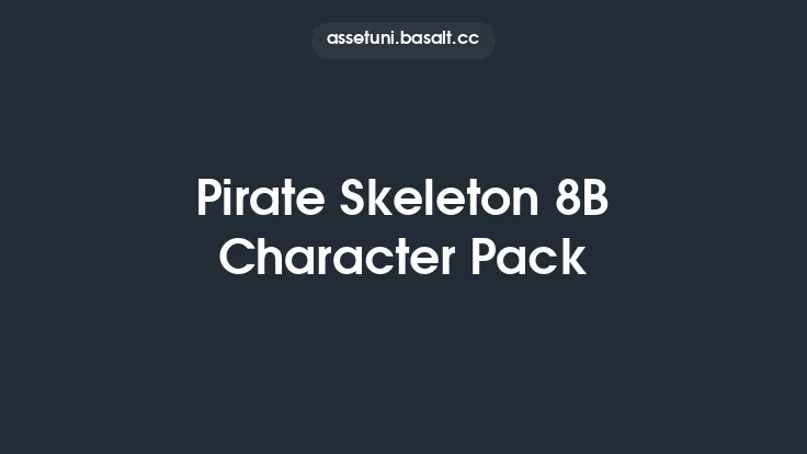 Pirate Skeleton 8B Character Pack Thumbnail