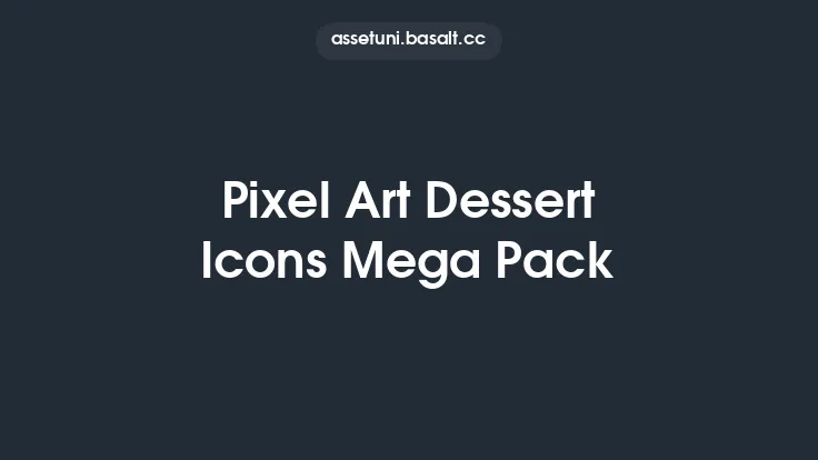 Pixel Art Dessert Icons Mega Pack Thumbnail