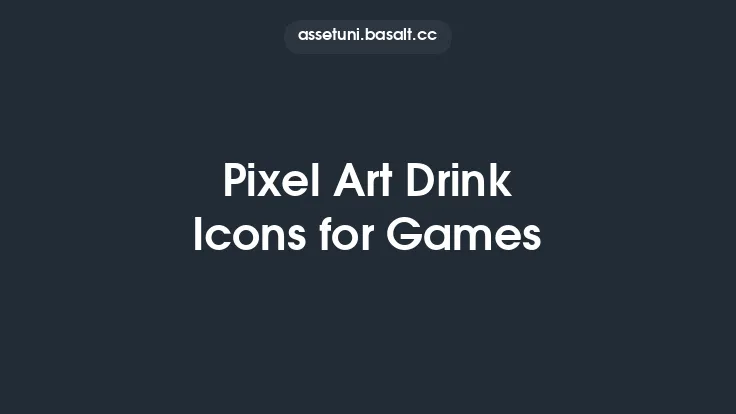 Pixel Art Drink Icons for Games Thumbnail