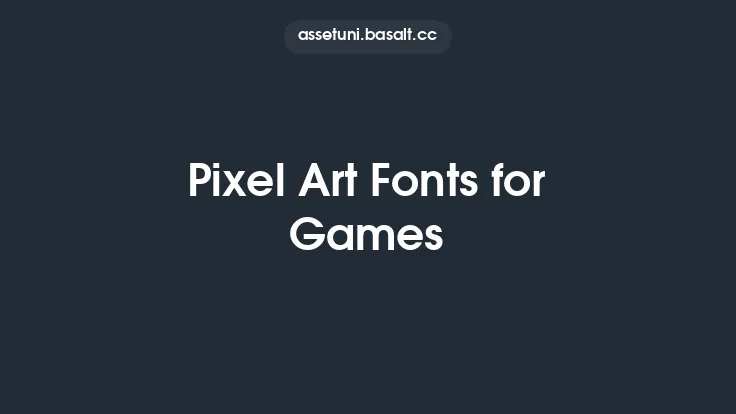 Pixel Art Fonts for Games Thumbnail
