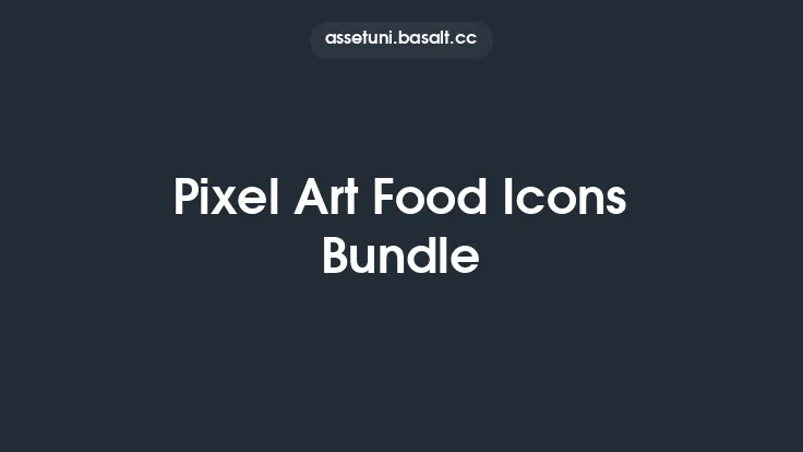 Pixel Art Food Icons Bundle Thumbnail