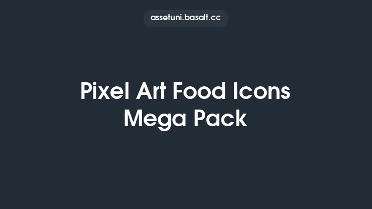 Pixel Art Food Icons Mega Pack Thumbnail