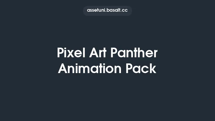 Pixel Art Panther Animation Pack Thumbnail