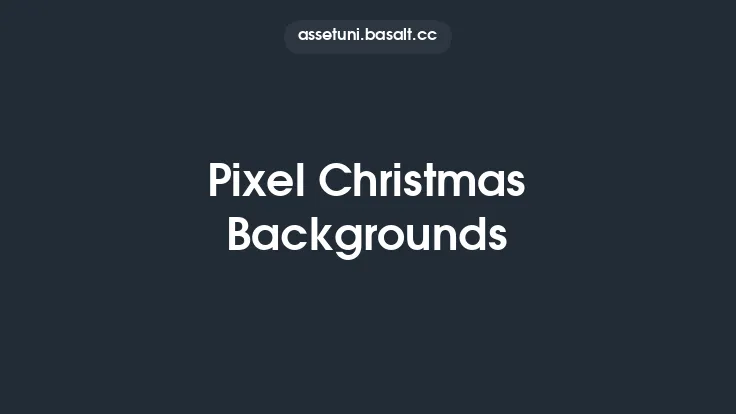 Pixel Christmas Backgrounds Thumbnail