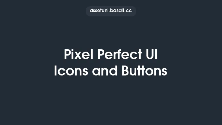 Pixel Perfect UI Icons and Buttons Thumbnail