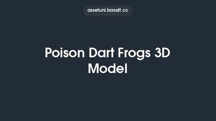 Poison Dart Frogs 3D Model Thumbnail