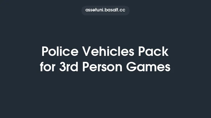 Police Vehicles Pack for 3rd Person Games Thumbnail