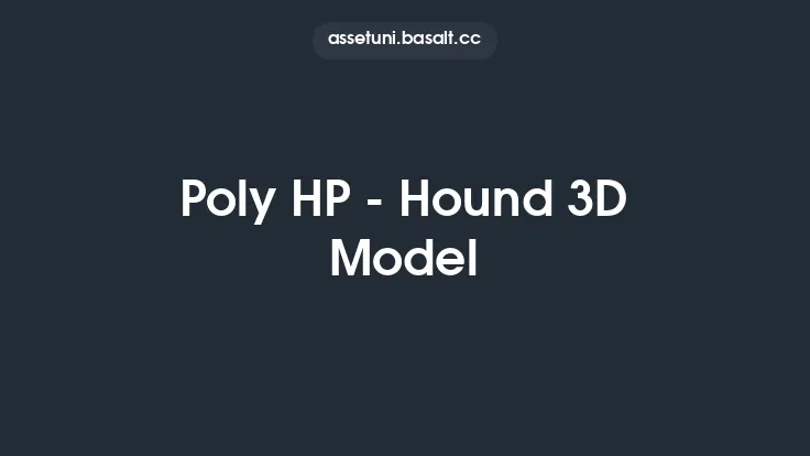 Poly HP - Hound 3D Model Thumbnail