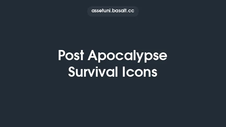 Post Apocalypse Survival Icons Thumbnail