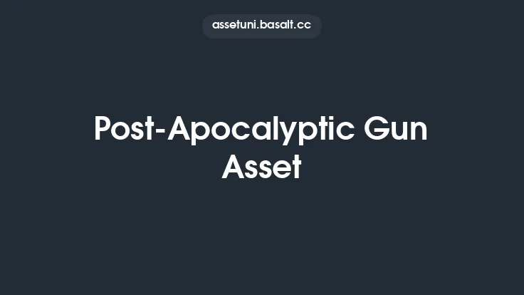 Post-Apocalyptic Gun Asset Thumbnail