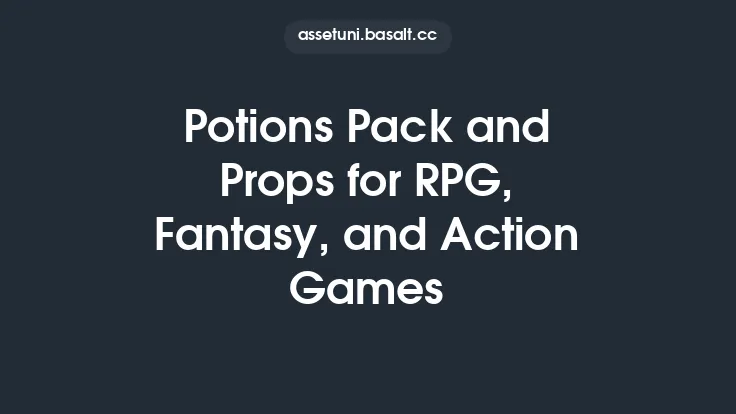 Potions Pack and Props for RPG, Fantasy, and Action Games Thumbnail