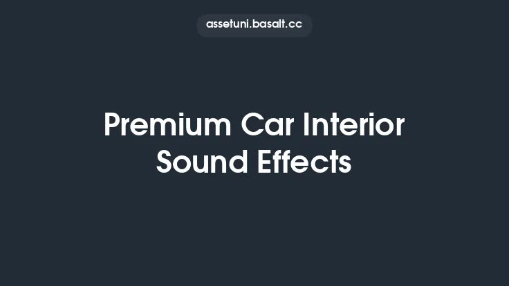 Premium Car Interior Sound Effects Thumbnail