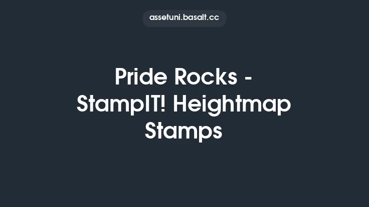 Pride Rocks - StampIT! Heightmap Stamps Thumbnail