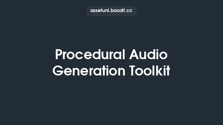 Procedural Audio Generation Toolkit Thumbnail