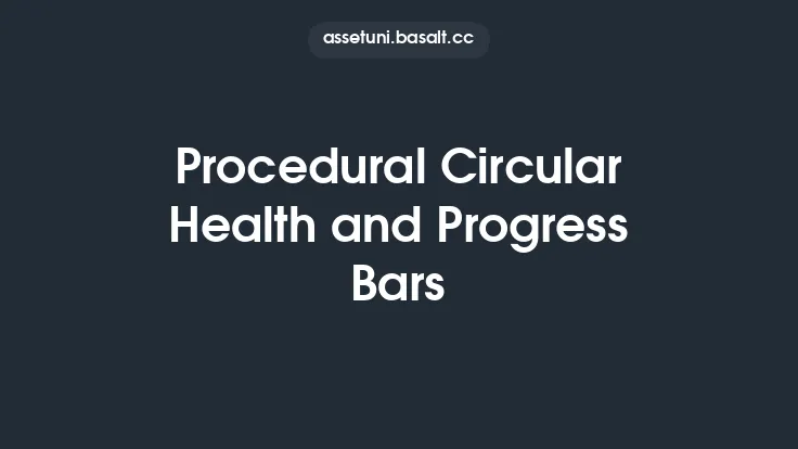 Procedural Circular Health and Progress Bars Thumbnail