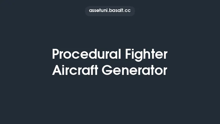 Procedural Fighter Aircraft Generator Thumbnail