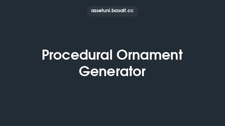 Procedural Ornament Generator Thumbnail