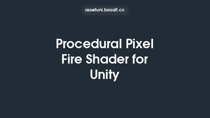 Procedural Pixel Fire Shader for Unity Thumbnail