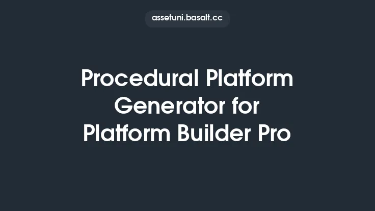 Procedural Platform Generator for Platform Builder Pro Thumbnail