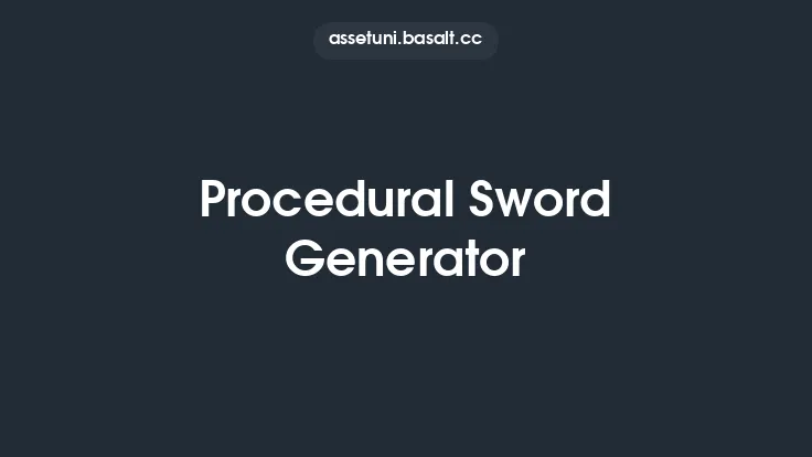 Procedural Sword Generator Thumbnail