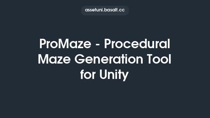 ProMaze - Procedural Maze Generation Tool for Unity Thumbnail