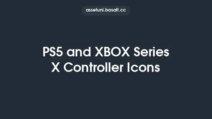PS5 and XBOX Series X Controller Icons Thumbnail