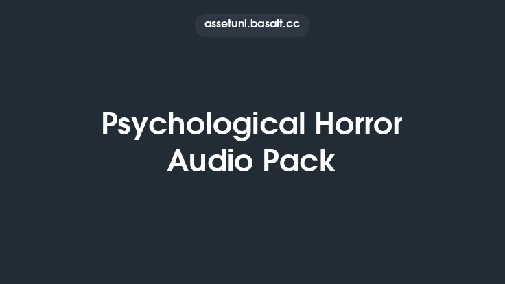 Psychological Horror Audio Pack Thumbnail