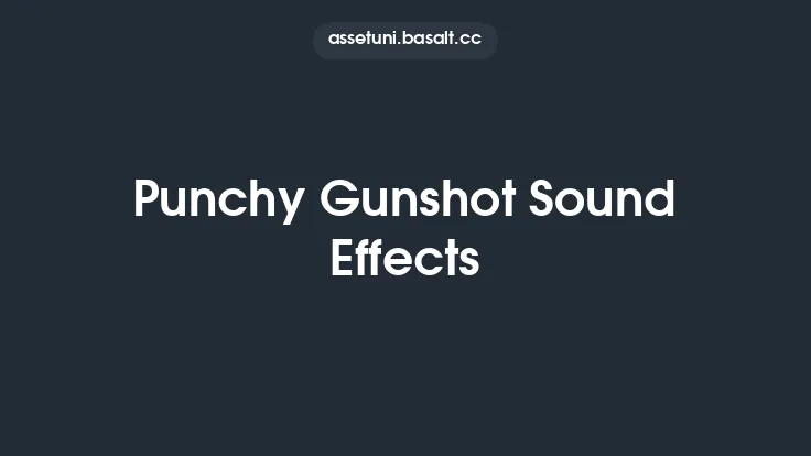 Punchy Gunshot Sound Effects Thumbnail