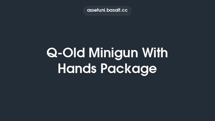 Q-Old Minigun With Hands Package Thumbnail