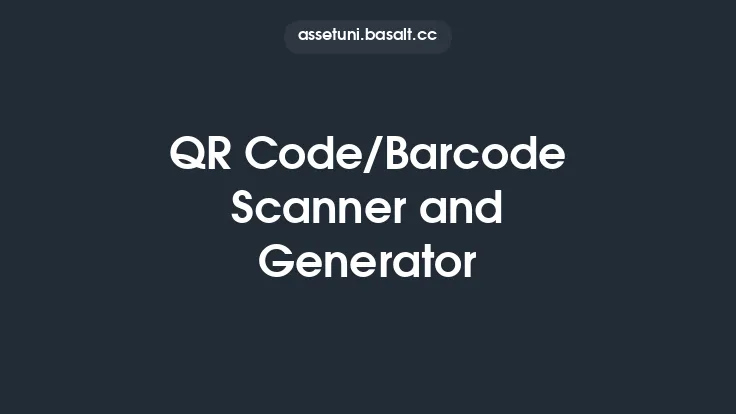 QR Code/Barcode Scanner and Generator Thumbnail