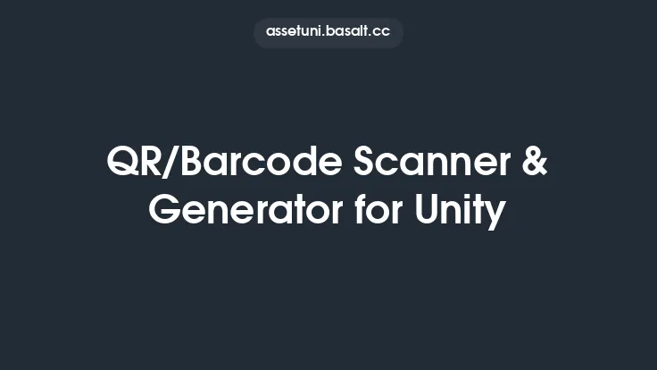 QR/Barcode Scanner & Generator for Unity Thumbnail