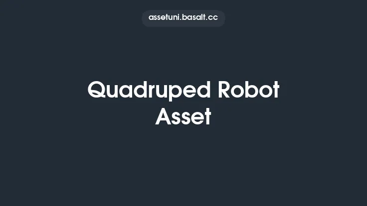 Quadruped Robot Asset Thumbnail