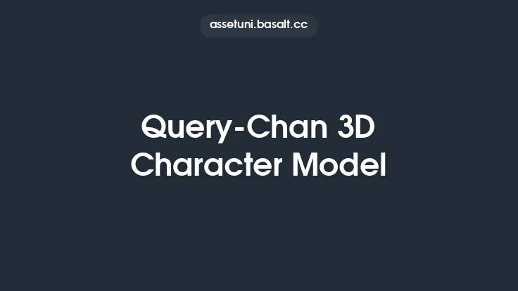 Query-Chan 3D Character Model Thumbnail