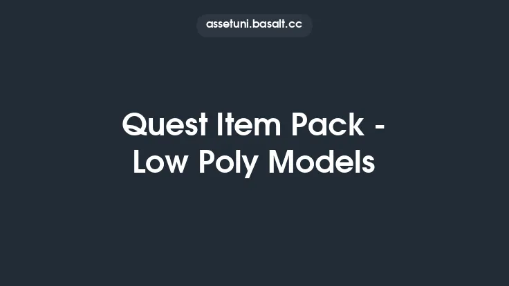 Quest Item Pack - Low Poly Models Thumbnail