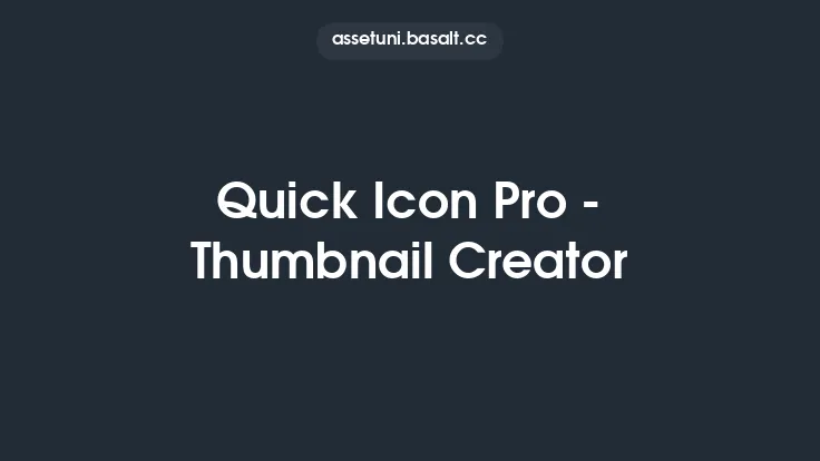 Quick Icon Pro - Thumbnail Creator Thumbnail