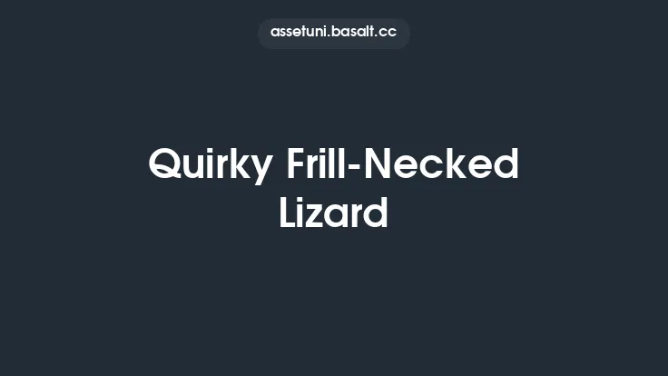 Quirky Frill-Necked Lizard Thumbnail