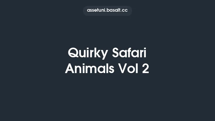 Quirky Safari Animals Vol 2 Thumbnail