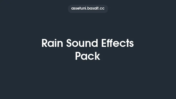 Rain Sound Effects Pack Thumbnail