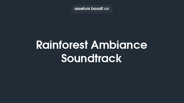 Rainforest Ambiance Soundtrack Thumbnail