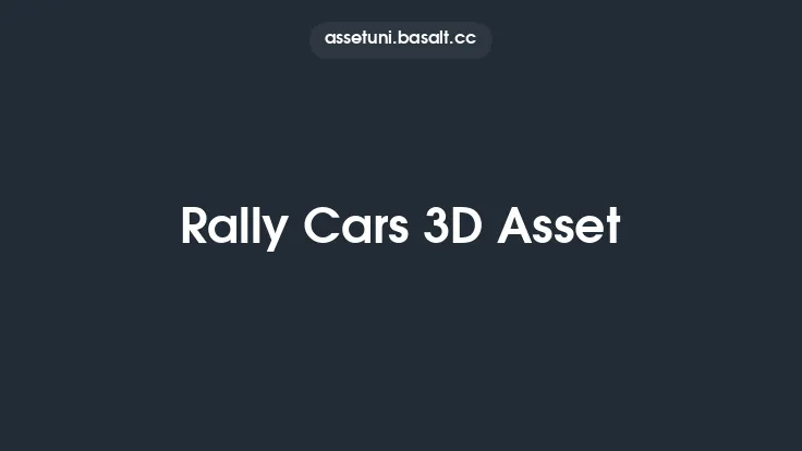 Rally Cars 3D Asset Thumbnail