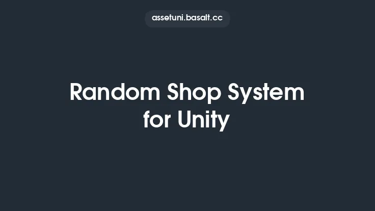 Random Shop System for Unity Thumbnail