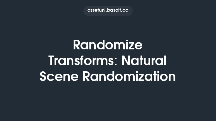 Randomize Transforms: Natural Scene Randomization Thumbnail